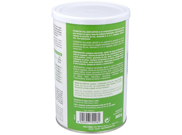 Vitanatur Colágeno Antioxidante Plus, 360 G