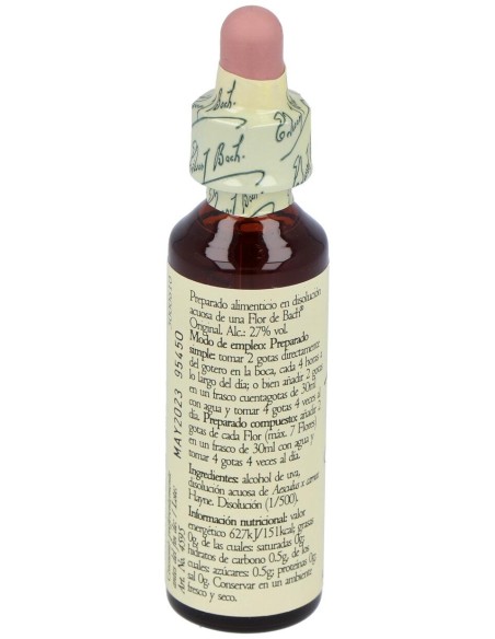 Flores Bach Red Chestnut Castaño Rojo 20Ml.