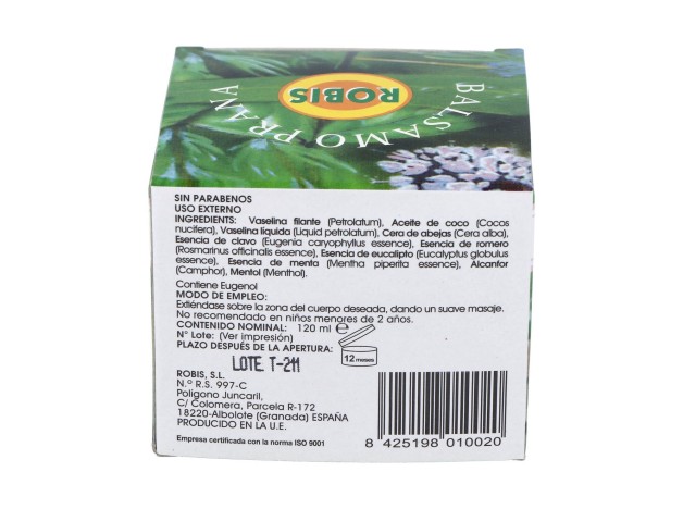 Robis Balsamo Prana Profesional 120G