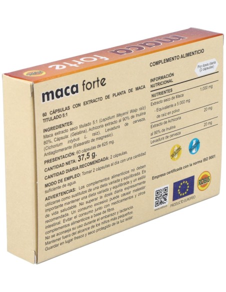 Robis Maca Forte Megadosis 5000Mg 60Caps