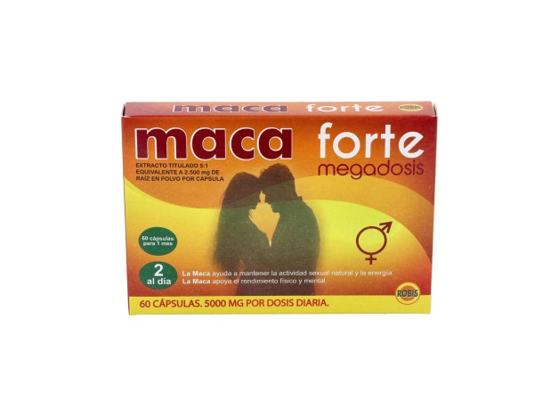 Robis Maca Forte Megadosis 5000Mg 60Caps