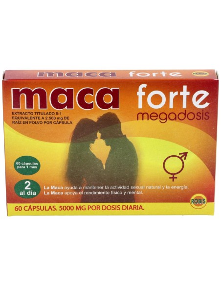 Robis Maca Forte Megadosis 5000Mg 60Caps