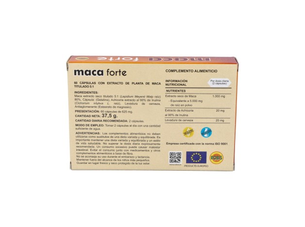 Robis Maca Forte Megadosis 5000Mg 60Caps