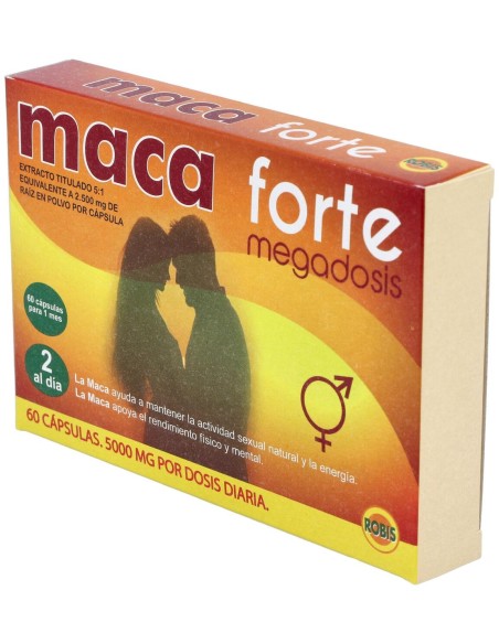 Robis Maca Forte Megadosis 5000Mg 60Caps