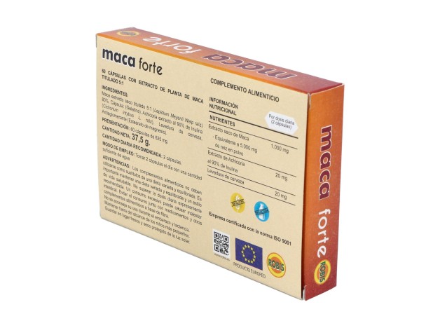 Robis Maca Forte Megadosis 5000Mg 60Caps