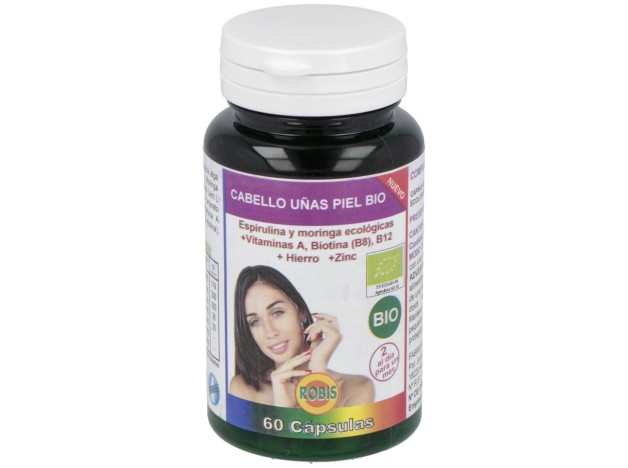 Robis Cabello Uñas Piel Bio 60Caps