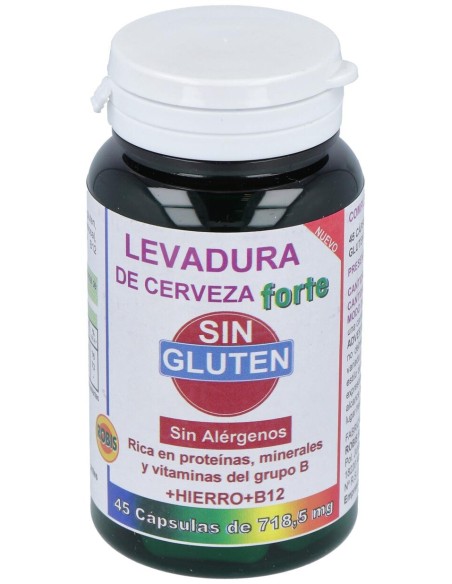 Levadura De Cerveza Forte Sin Gluten 45Cap.