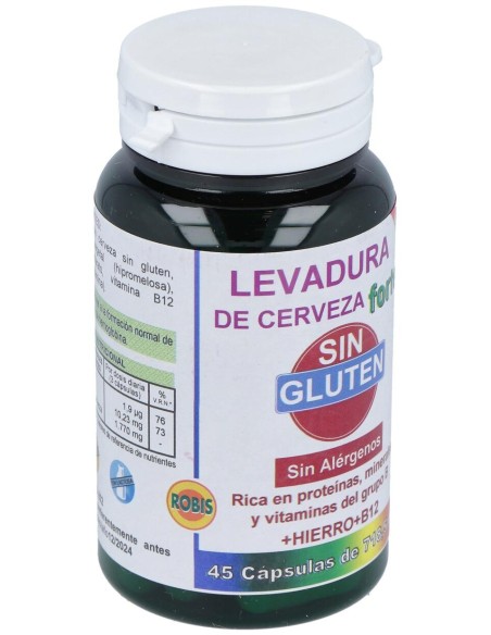 Levadura De Cerveza Forte Sin Gluten 45Cap.