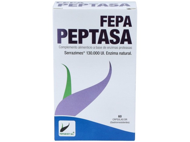Fepa-Peptasa 130.000Ui 60Cap.