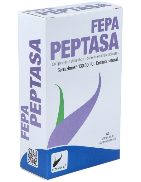 Fepa-Peptasa 130.000Ui 60Cap.