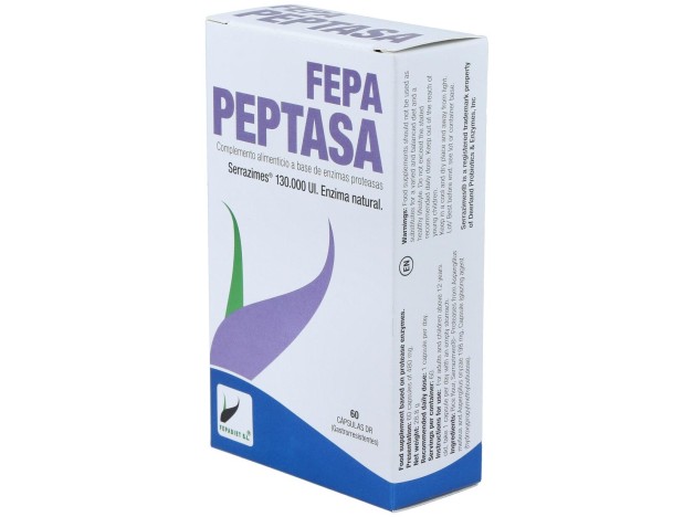 Fepa-Peptasa 130.000Ui 60Cap.