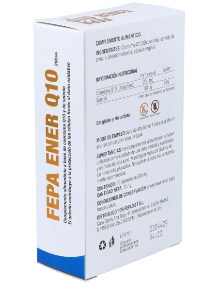 Fepadiet Q10 200Mg + Seleniometionina 30Caps