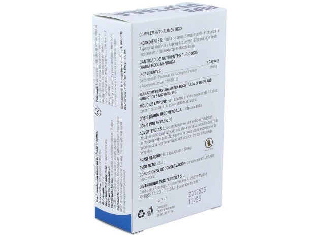 Fepa-Peptasa 130.000Ui 60Cap.