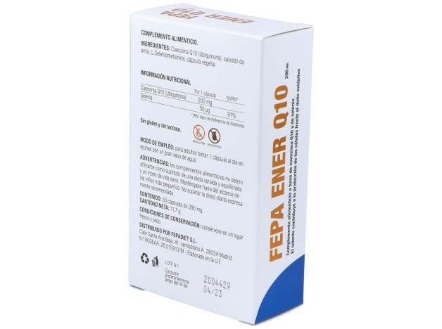 Fepadiet Q10 200Mg + Seleniometionina 30Caps