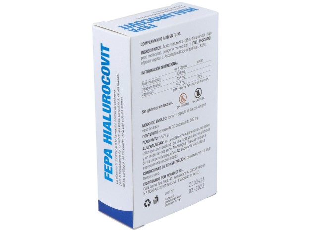 Fepa-Hialurocovit 200Mg. 30Cap.