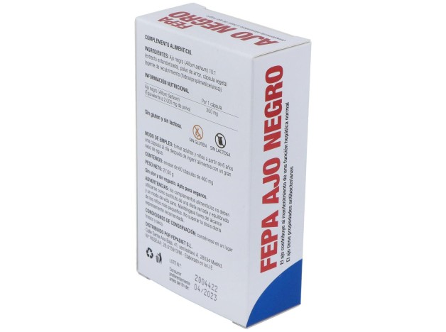 Fepa-Ajo Negro 2000Mg. 60Cap.