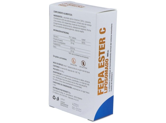 Fepadiet Fepa Ester C 800Mg Liposomado 60Caps