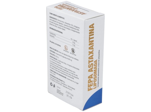 Fepadiet Fepa-Astaxantina Liposomada 60Caps