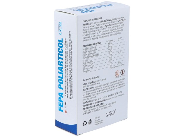Fepadiet Fepa Poliarticol Uc-Ii 30Caps