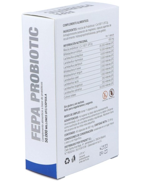 Fepadiet Fepa-Probiotic 40Caps