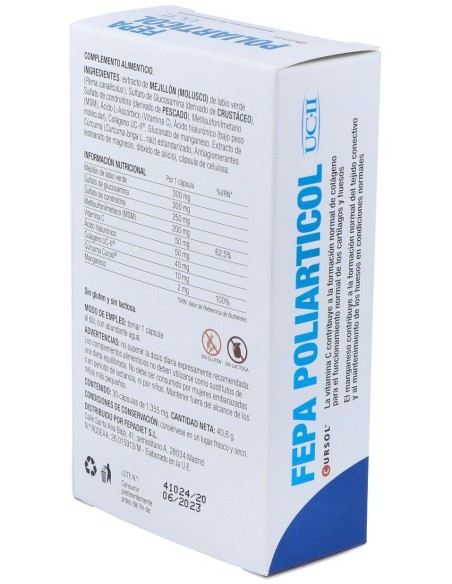 Fepadiet Fepa Poliarticol Uc-Ii 30Caps