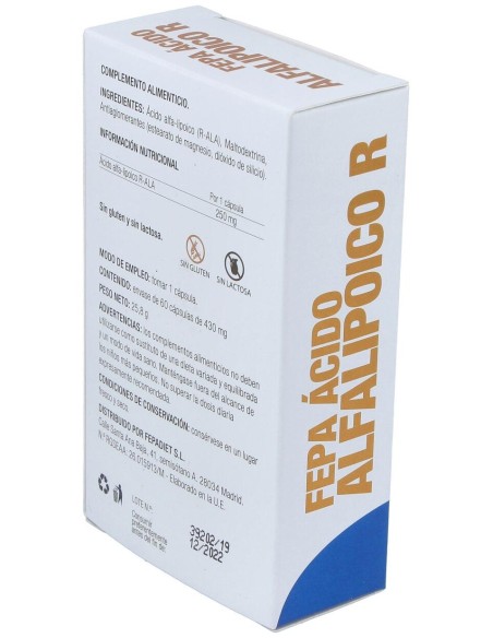 Fepadiet Acido Alfa-Lipoico R Ala 60Caps