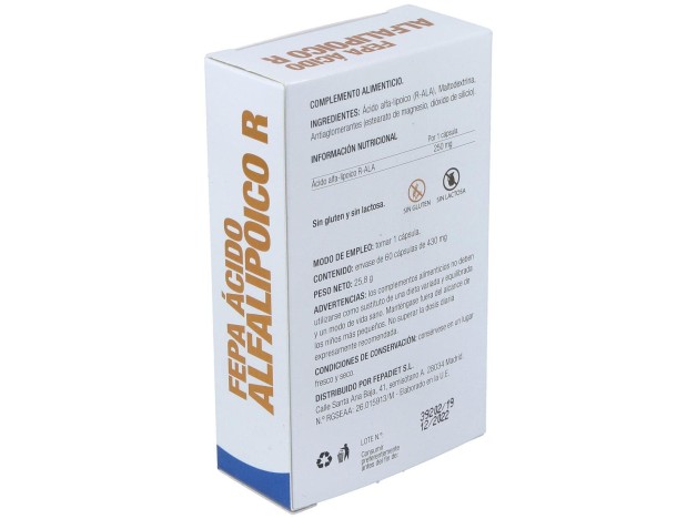 Fepadiet Acido Alfa-Lipoico R Ala 60Caps
