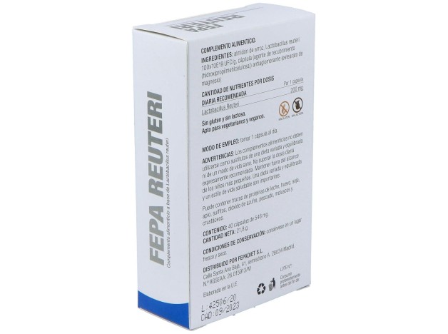 Fepadiet Reuteri Gastroresistentes 40Caps