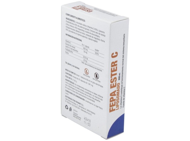 Fepadiet Fepa-Ester C Liposomado 800Mg 20Caps