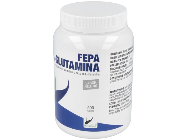 Fepa-L-Glutamina Sabor Neutro 500Gr.