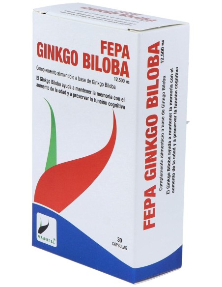 Fepa-Ginkgo Biloba 50:1 12.500Mg. 30Cap.