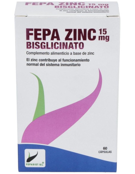 Fepadiet Fepa Zinc Bisglicinato 15Mg 60Caps