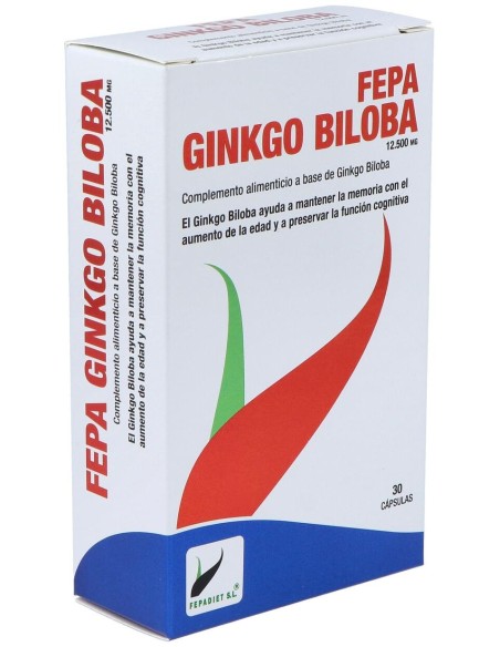 Fepa-Ginkgo Biloba 50:1 12.500Mg. 30Cap.