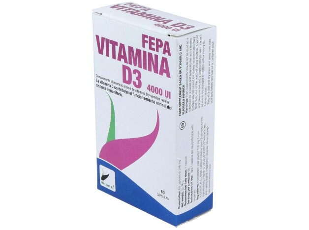 Fepa-Vitamina D3 4000Ui 60Cap.