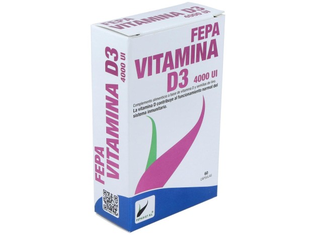 Fepa-Vitamina D3 4000Ui 60Cap.