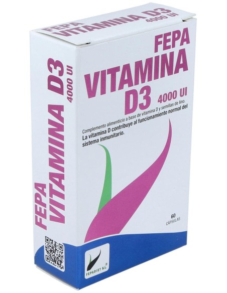 Fepa-Vitamina D3 4000Ui 60Cap.