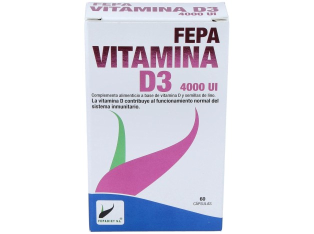 Fepa-Vitamina D3 4000Ui 60Cap.