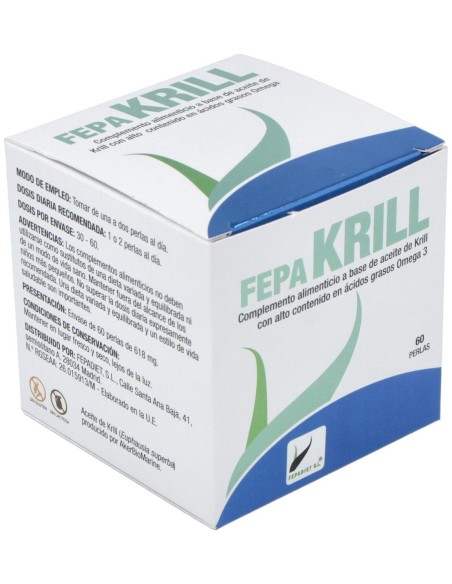 Fepa-Krill 500Mg. 60Perlas