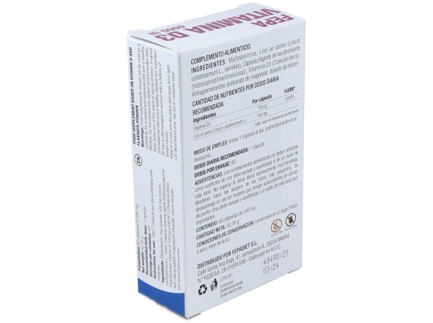 Fepa-Vitamina D3 4000Ui 60Cap.
