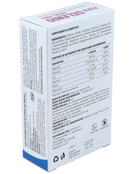 Fepadiet Fepa-Selenio Acde + Zinc 200 Ug 60Caps