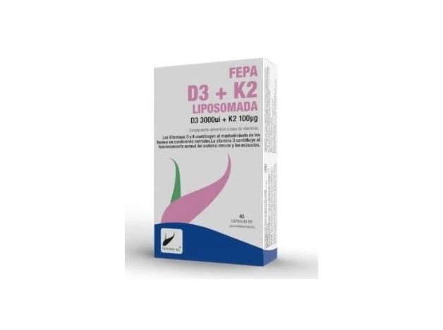 Fepadiet Fepa Vitamina D3+K2 Liposomado 40Caps