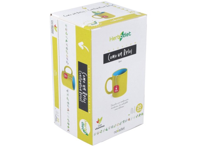 Novadiet Herbodiet Infusión Como Un Reloj, 20...