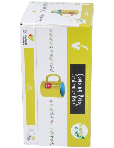 Novadiet Herbodiet Infusión Como Un Reloj, 20 Filtros