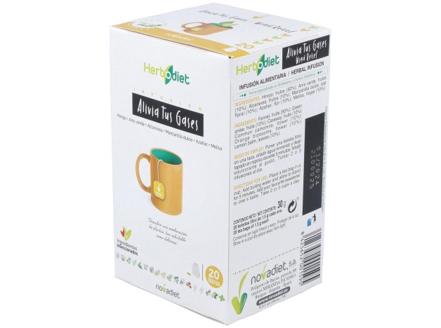Herbodiet Inf. Alivia Tus Gases 20Filtros