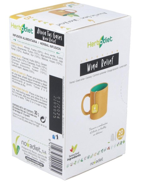 Herbodiet Inf. Alivia Tus Gases 20Filtros