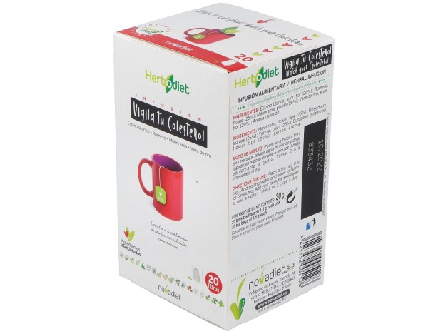 Herbodiet Inf. Vigila Tu Colesterol 20Filtros