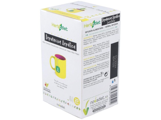 Herbodiet Depuracion Hepatica 20 Bolsitas...