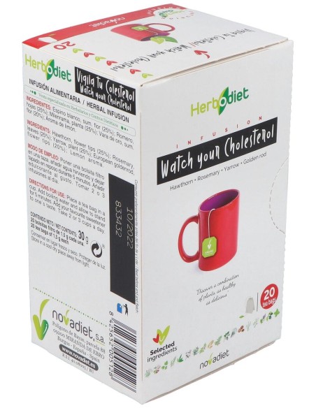 Herbodiet Inf. Vigila Tu Colesterol 20Filtros