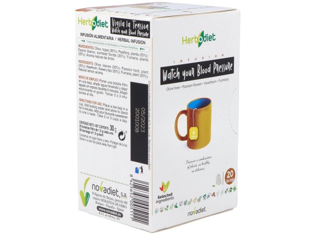 Herbodiet Inf. Vigila Tu Tension 20Filtros
