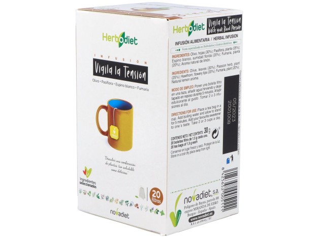 Herbodiet Inf. Vigila Tu Tension 20Filtros